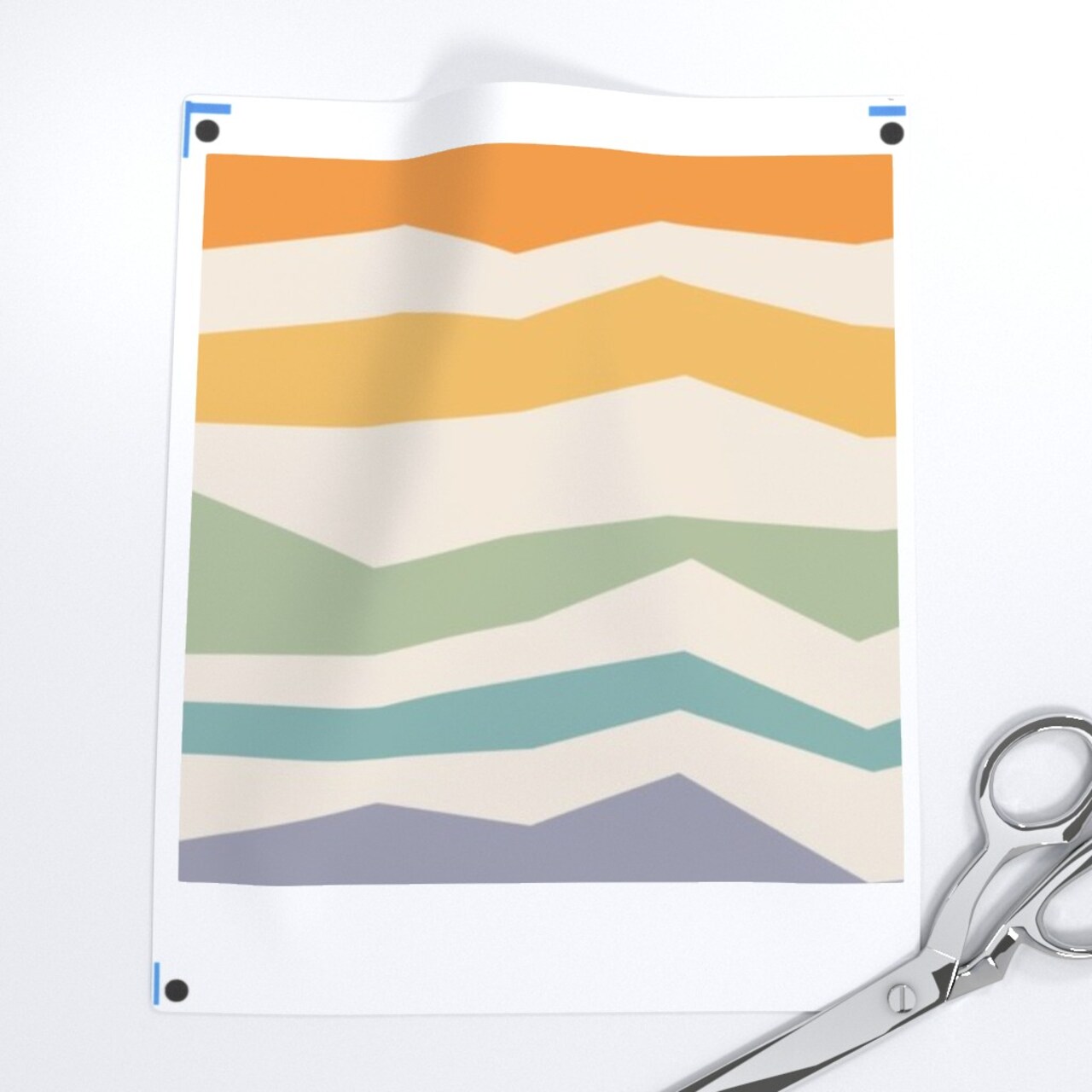 Rainbow Stripes Large Scale Colorful Fun Playful Bright Retro Custom Printed Fabric by Spoonflower Various Fabrics by the Yard or Fat Quarter